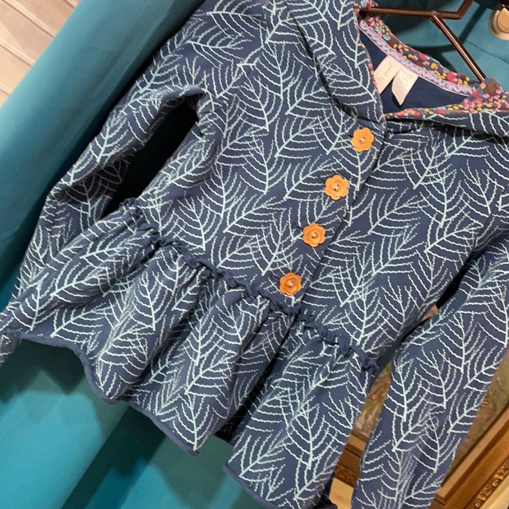MATILDA JANE Paint By Numbers PEPLUM HOODIE Girls Size 12